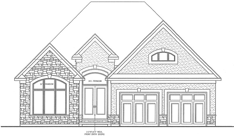 The Newport Front Elevation