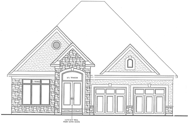 The Ridgeview Front Elevation